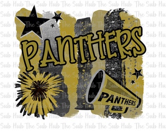 Panthers Cheer | Ready to Press | Sublimation Transfer | Shirt Design | Sports, Cheer Design
