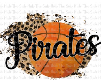 Pirates Basketball  | Ready to Press | Sublimation Transfer | Shirt Design | Sports