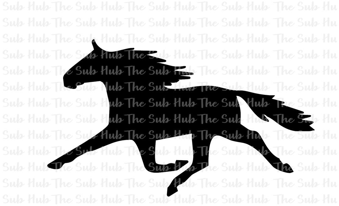 Black Horse | Sublimation Design | PNG File | Digital Download | Horses ...
