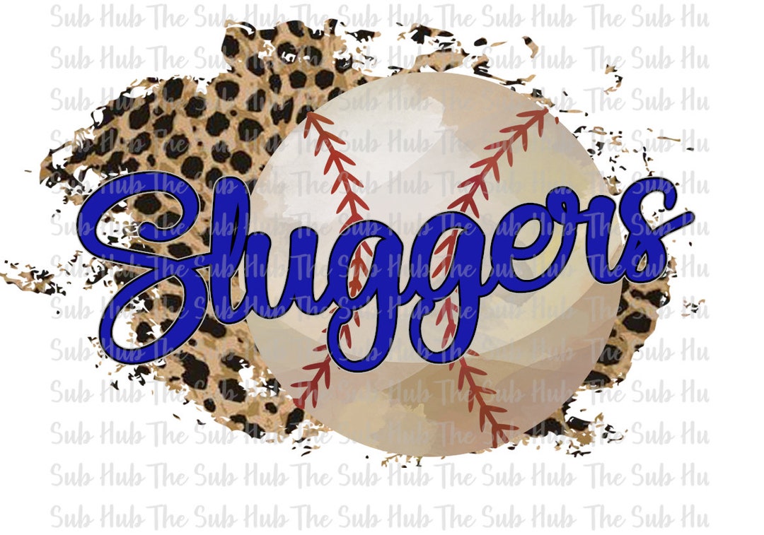 Sluggers Text Sluggers Baseball | | Sublimation Design | PNG File | Digital Download ...