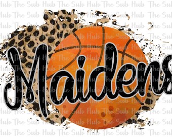 Basquete feminino | | Design de Sublimação | Arquivo PNG | Download digital | Design de leopardo, chita e basquete