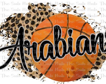 Basquete Árabe | Design de Sublimação | Arquivo PNG | Download Digital | Design de camisa de chita, leopardo e basquete