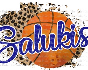 Salukis Basketball | Sublimation Design | PNG File | Digital Download | Cheetah, Leopard