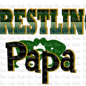 Luta Papai | Design de Sublimação | Arquivo PNG | Download digital | lutadores, equipe de luta livre