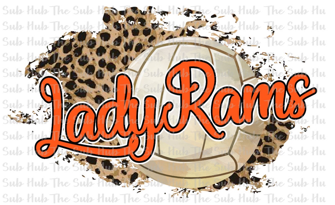 Lady Rams Volleyball | Sublimation Design | PNG File | Digital Download ...