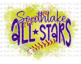 Southlake All Stars | Sublimation Design | PNG File | Digital Download | Custom All Star Design