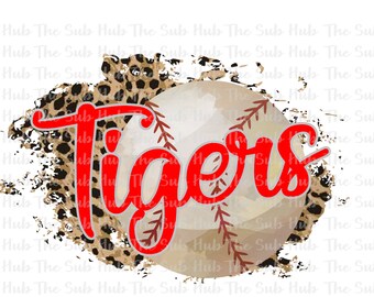 Tigers Baseball  | Ready to Press | Sublimation Transfer | Shirt Design | Sports