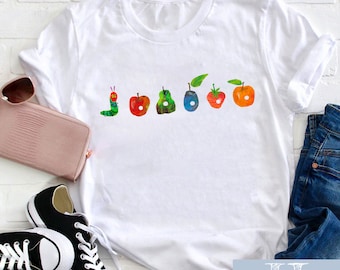 Caterpillar Had Eaten Fruits Teacher Unisex T-Shirt, Caterpillar Shirt, Back To School Gift, Teacher Shirt, Hungry Caterpillar Shirt