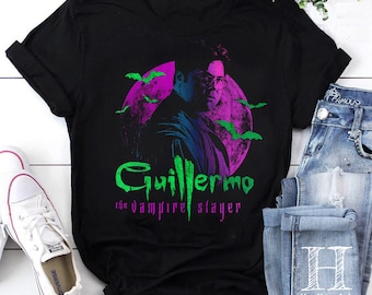 Maglietta vintage unisex grunge vintage The Vampire Slayer Guillermo What We Do In The Shadows, maglietta We Do In The Shadows
