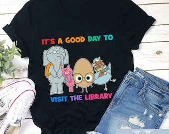 It&#39;s A Good Day To Visit The Library Teacher Unisex T-Shirt, Reading Shirt, Back To School Gift, Kindergarten Shirt, Library Shirt