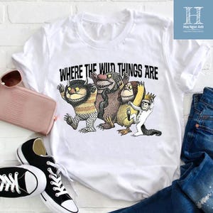 Teach Wild Things Where The Wild Things Are Teacher T-Shirt, Classic Book Graphic Tee for Teachers, Readers & Fans of Maurice Sendak