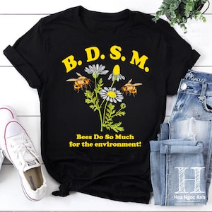 Bee On A Sunflower Unisex Vintage T-Shirt, Bee Shirt, Funny Bee Shirt, Bee Do So Much Shirt, Love Bee Shirt