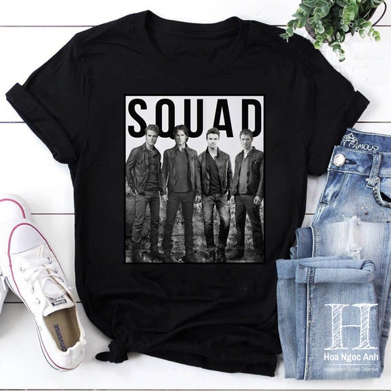Squad The Vampire Diaries Vintage T-Shirt, The Vampire Diaries Movie Shirt, The Vampire Diaries Lover Shirt, Vampire Movie Shirt