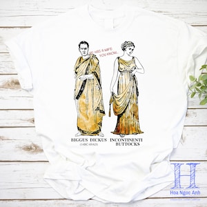 He Has A Wife You Know Biggus Dickus Incontinentia Buttocks Monty Python Vintage T-Shirt, Life of Brian Shirt