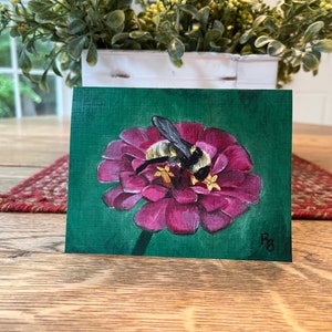 Bestuivers en de bloemen waar ze van houden multi-pack blanco wenskaarten met olieprint