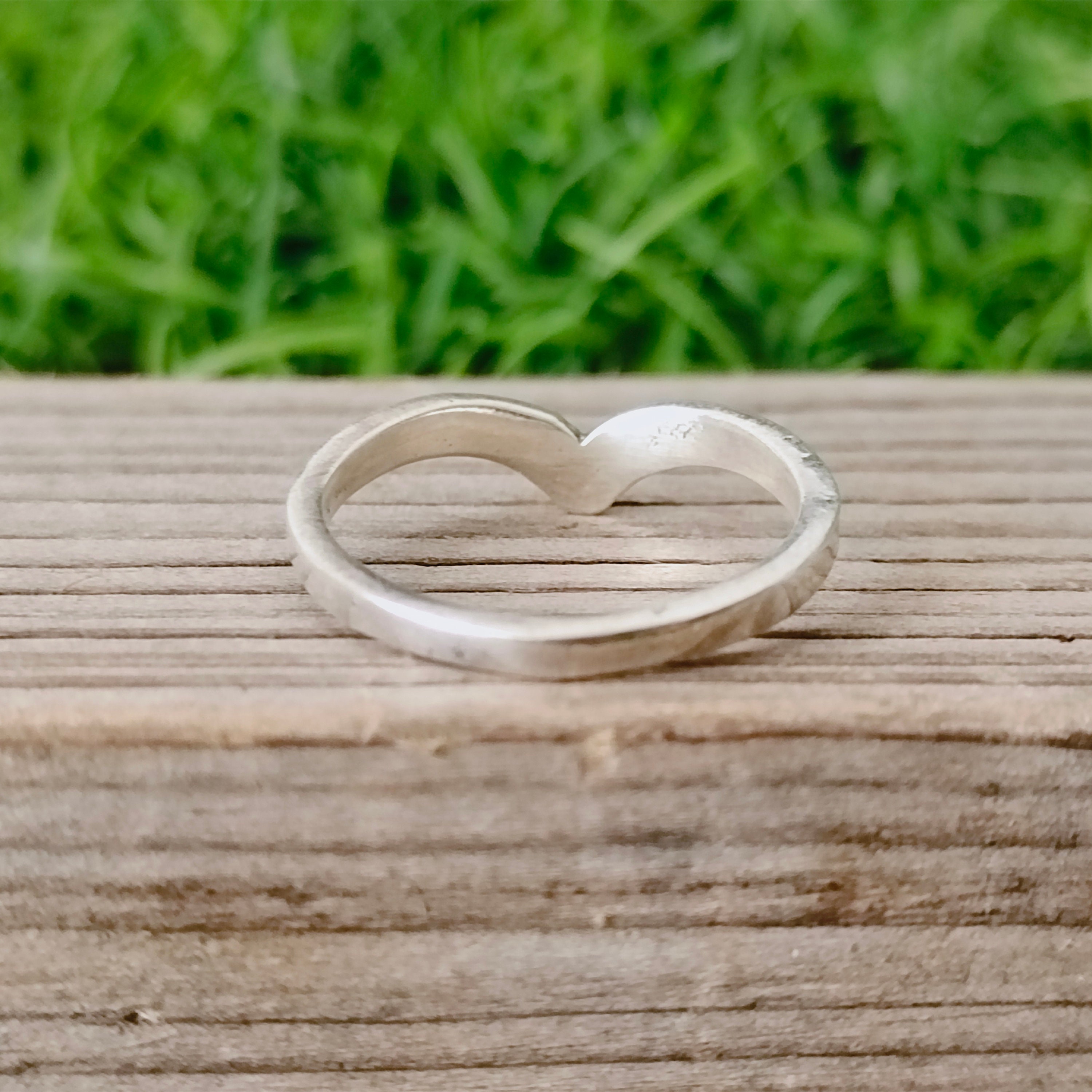 Handcrafted Stacking Silver Ring Stacking Sterling Silver Etsy