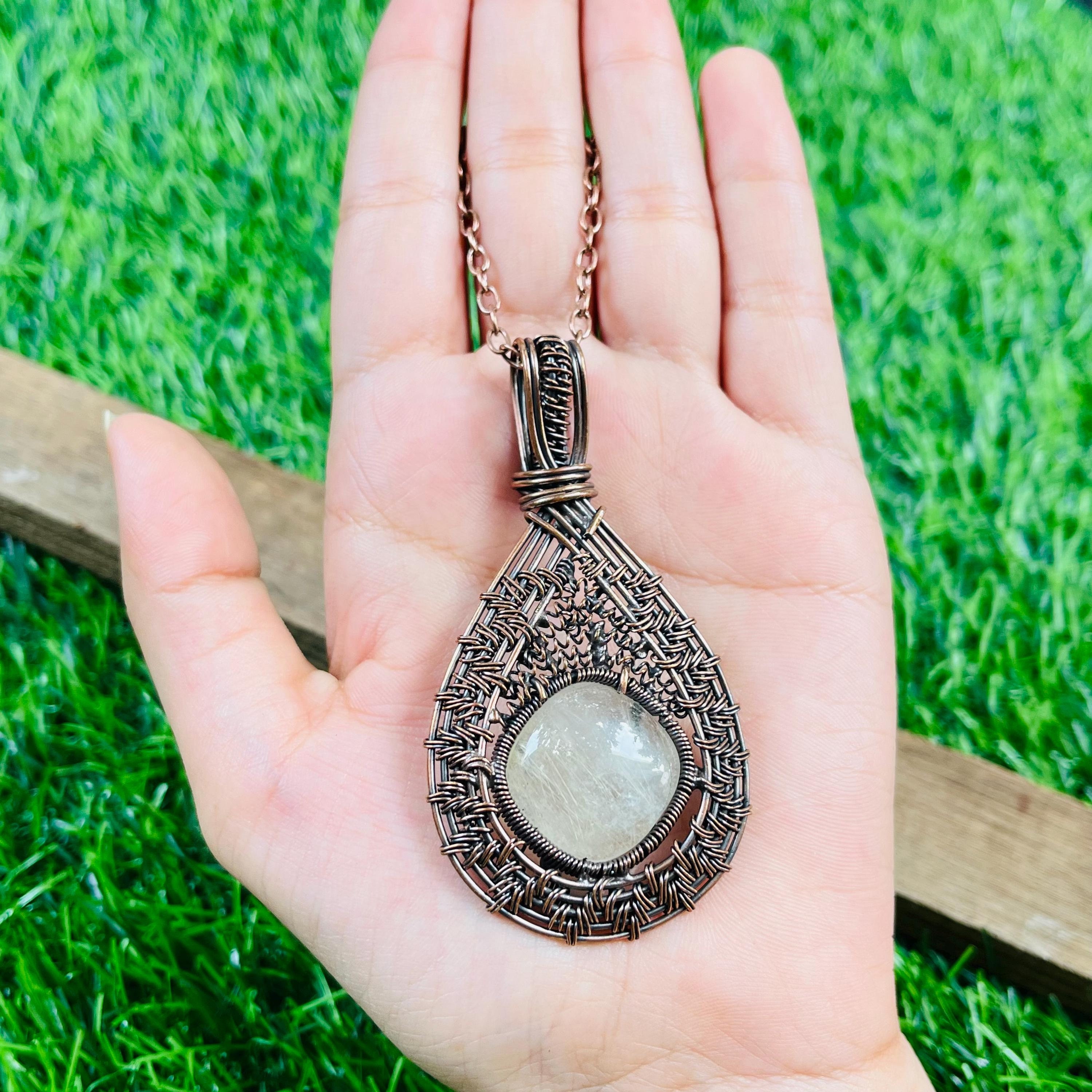 Teardrop Cabochon Wire Oxana Wire Wrapping Handmade Copper Wire