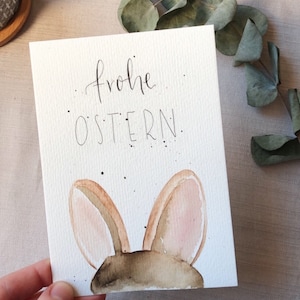 Osterkarte Aquarell  -handgemacht-