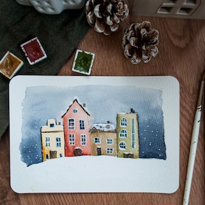 Winter Hausfassade