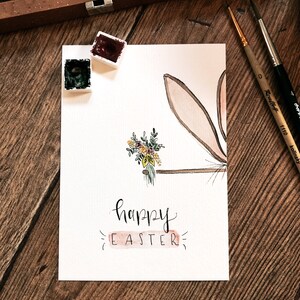 Buona Pasqua carta acquerello-fatta a mano-