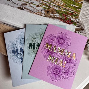 Carte de Fête des Mères « MAMMA MIA », cadeau maman, cadeau fête des mères