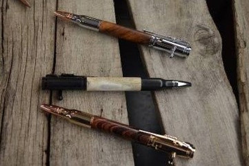 Gift for Men Bolt Action Bullet Pen Birthday gift for Men Anniversay Gift for Men Rifle Pen 30 Caliber Bolt Action Gun Pen
