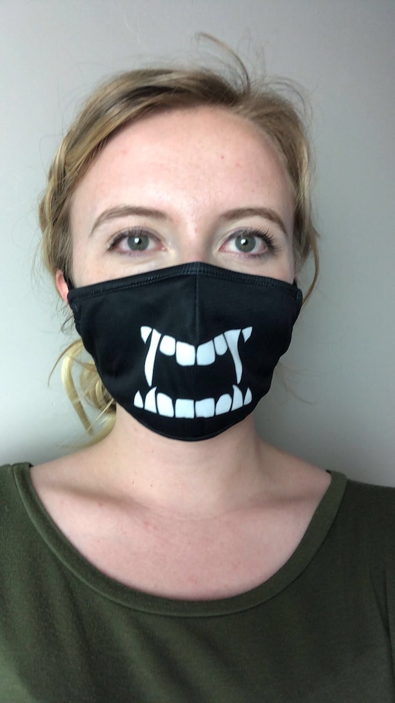 Vampire Teeth Face Mask Vampire Teeth Face Mask