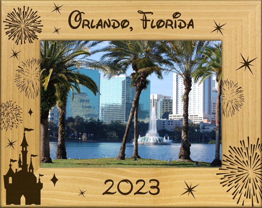 Personalized Orlando Florida Family Vacation Disney World Laser ...