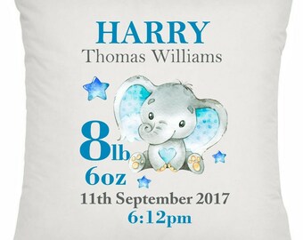 Baby birth details | Etsy Birth Announcement PillowFREE SHIPPING