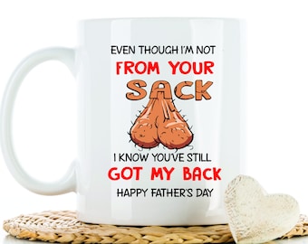 Funny Step Dad Mug: Bonus Dad Novelty Gift
