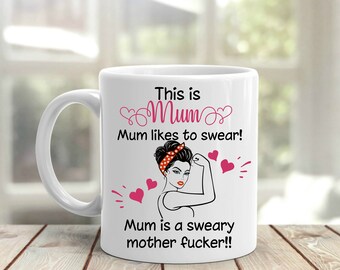 sweary mum mug