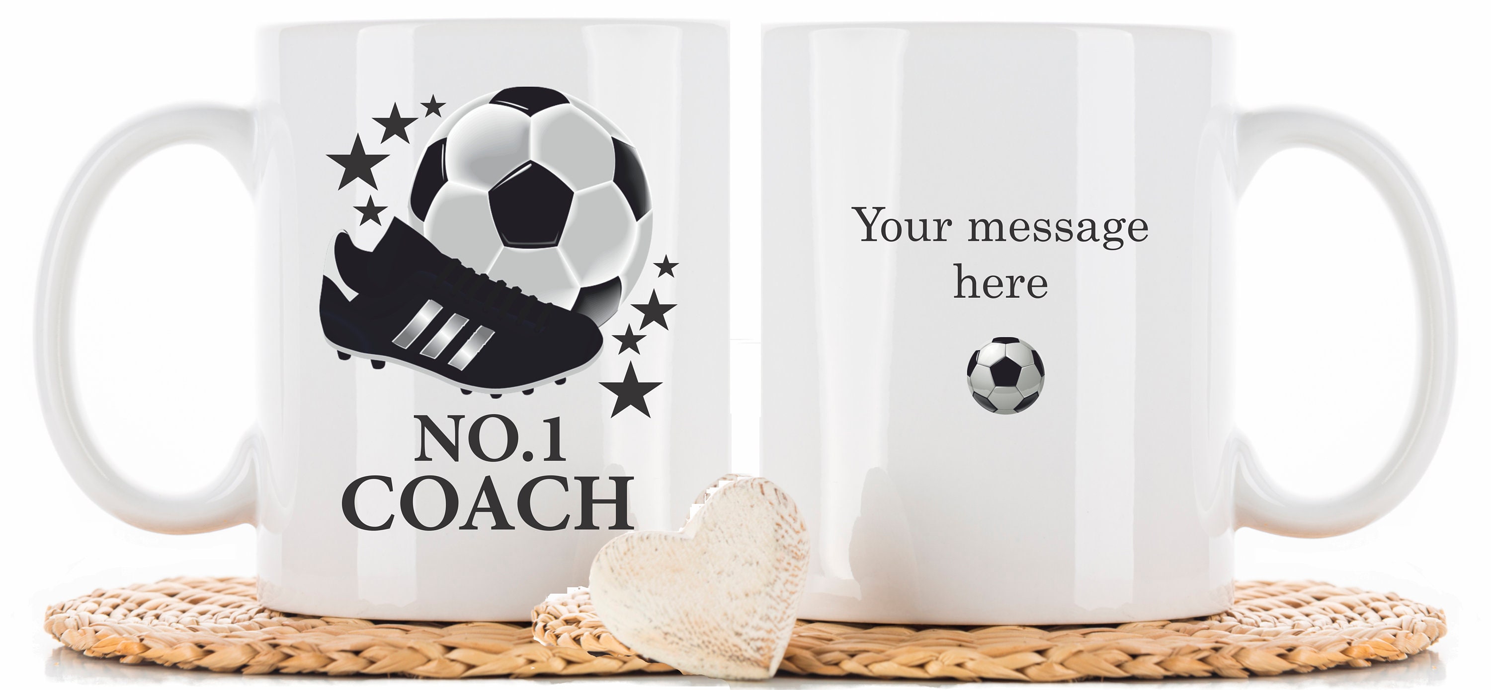 Football Manager Personalised Mug Coaster Gift Best Coach Best Etsy UK