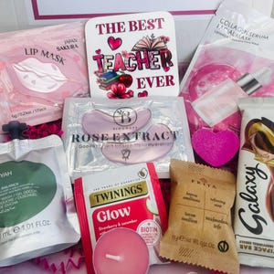 Teacher Gift box Pamper, Thank you teacher, Nursery teacher Pamper hamper Self care gift, End of Term Gift, self love gift Special Teacher image 9