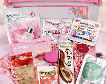 Personalised Get Well Soon Gift Box for Her | Care Package Hamper | Thinking of You Gift | Self Care Box Letterbox Gift Friend Recovery Gift
