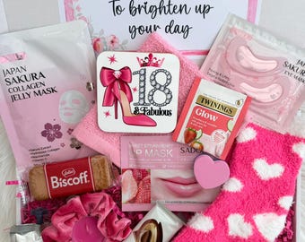 18th Birthday Gift for Her, Pamper Box, Personalised Daughter Birthday Gift