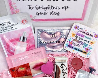 Pamper gift box for her, Birthday gift, Pamper hamper, Self care gift, thinking of you. personalised letterbox Gift, self love gift