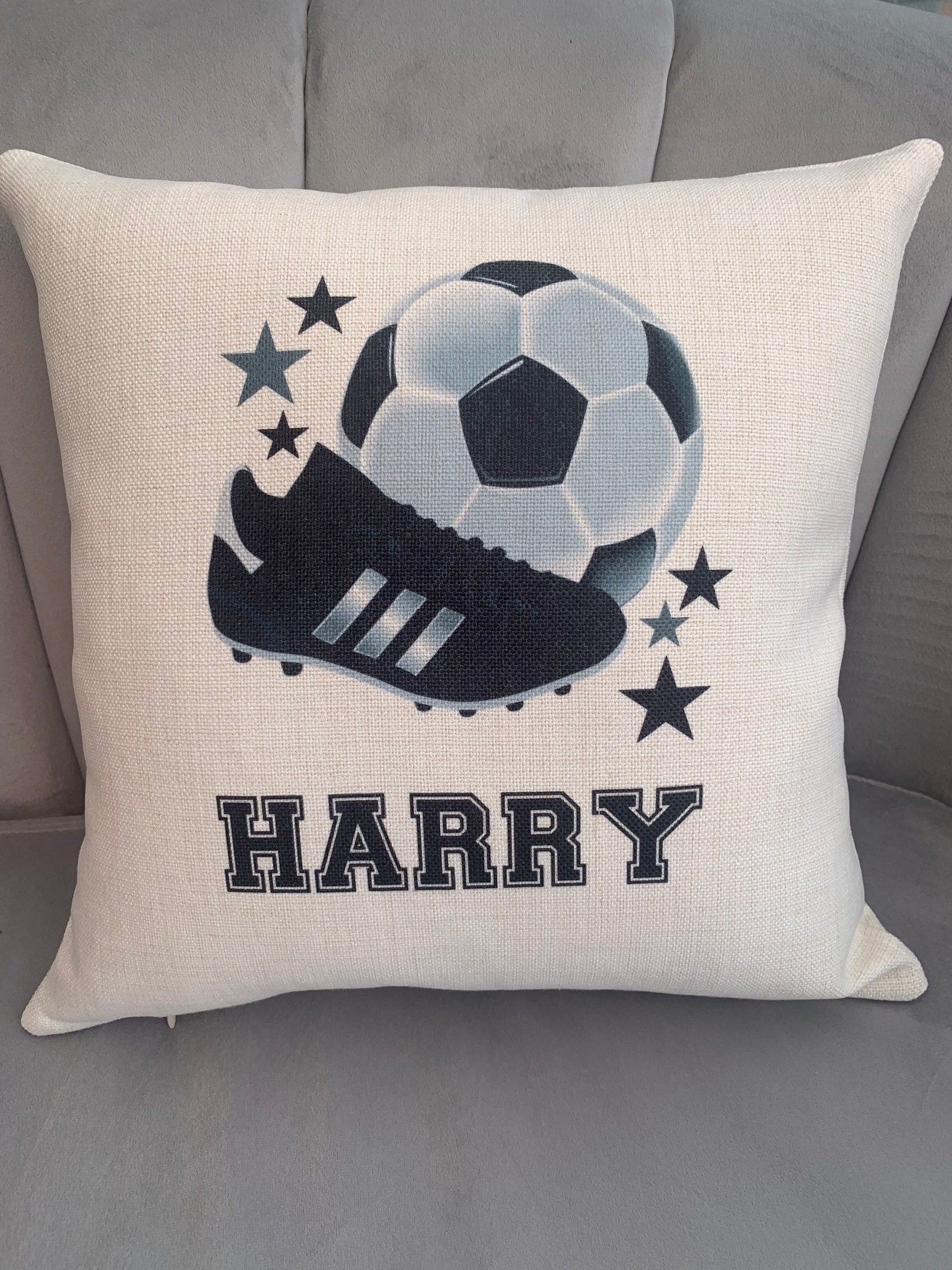 Cojín de fútbol personalizado Regalo deportivo Decoración de Etsy España