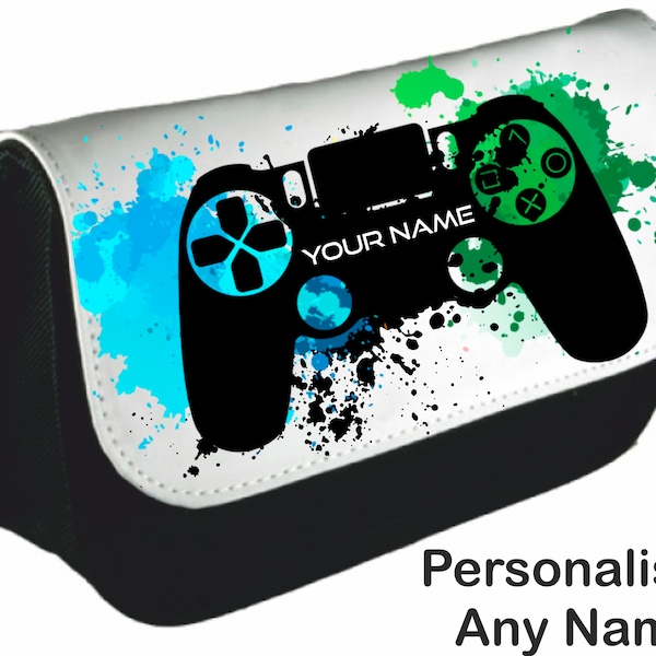 Personalised Pencil Case Bag  Gaming Back to school Boys  Free Delivery design 2
