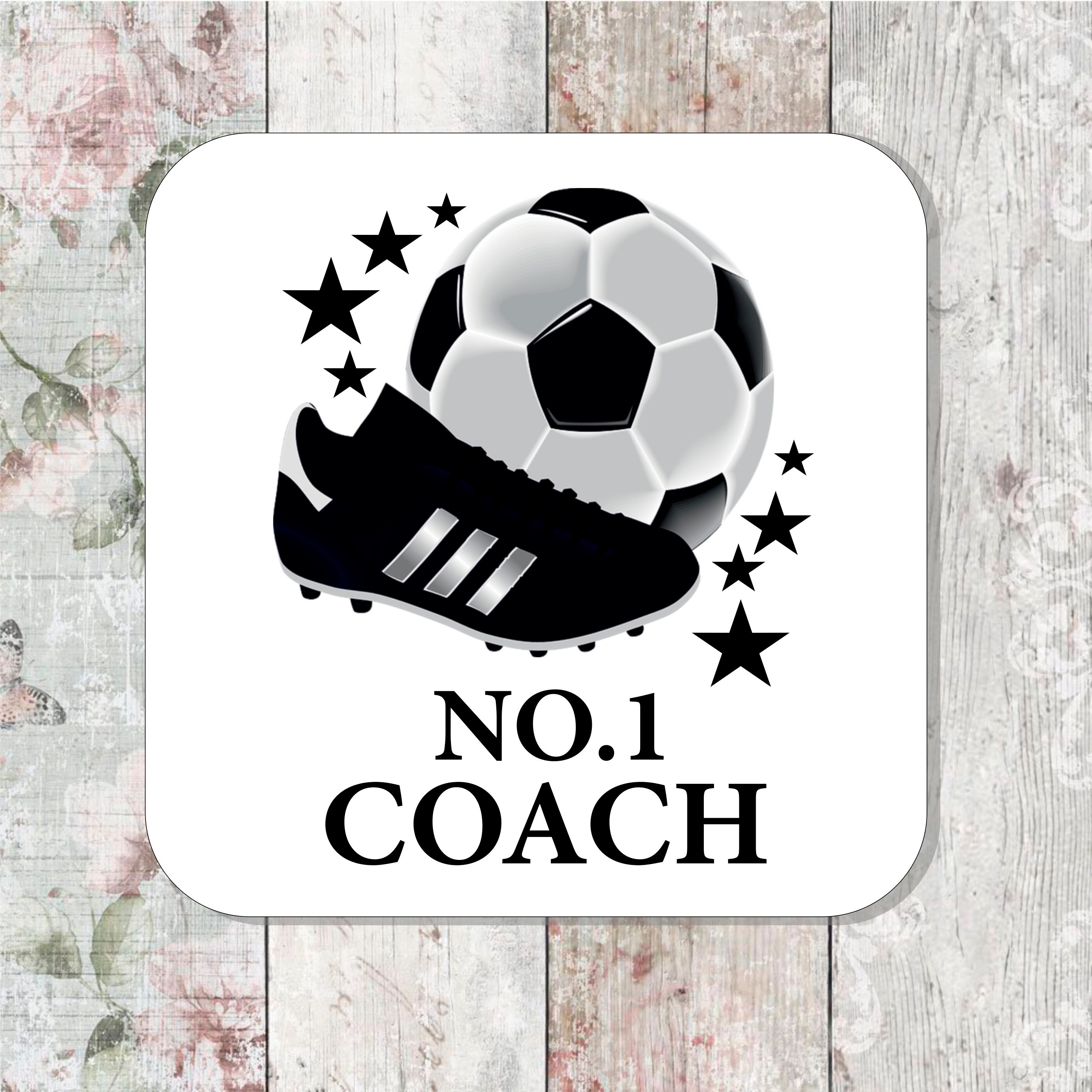 Football Manager Personalised Mug Coaster Gift Best Coach Best Etsy UK