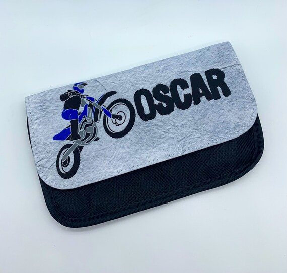 Motocross MX Boys Girls Personalised Pencil Case Small Bag Great Gift Idea!