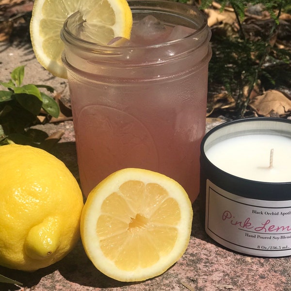 Pink Lemonade Candle