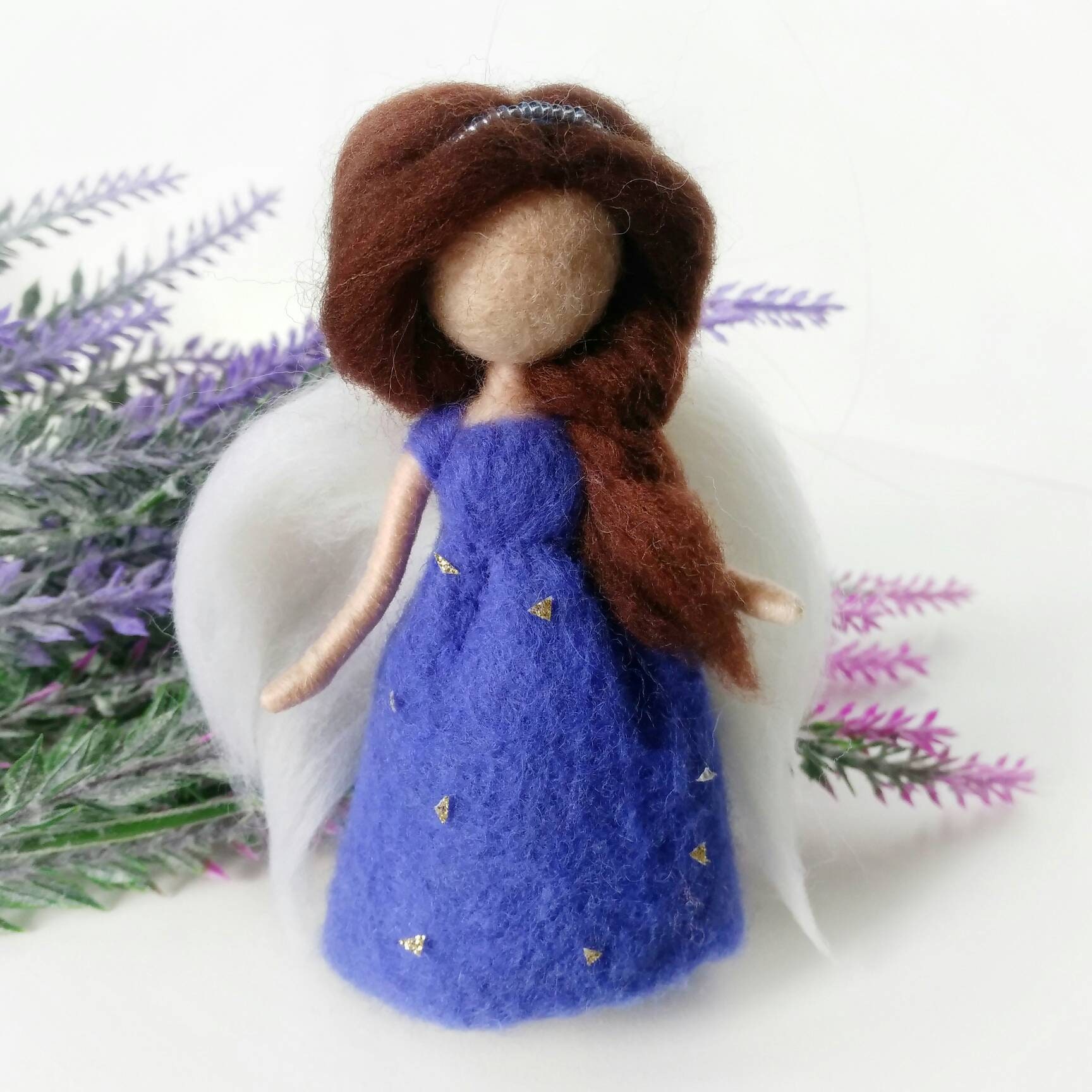 Needle Felted Angel Ornament Felt Angel Wool Fairy Mobile Etsy UK