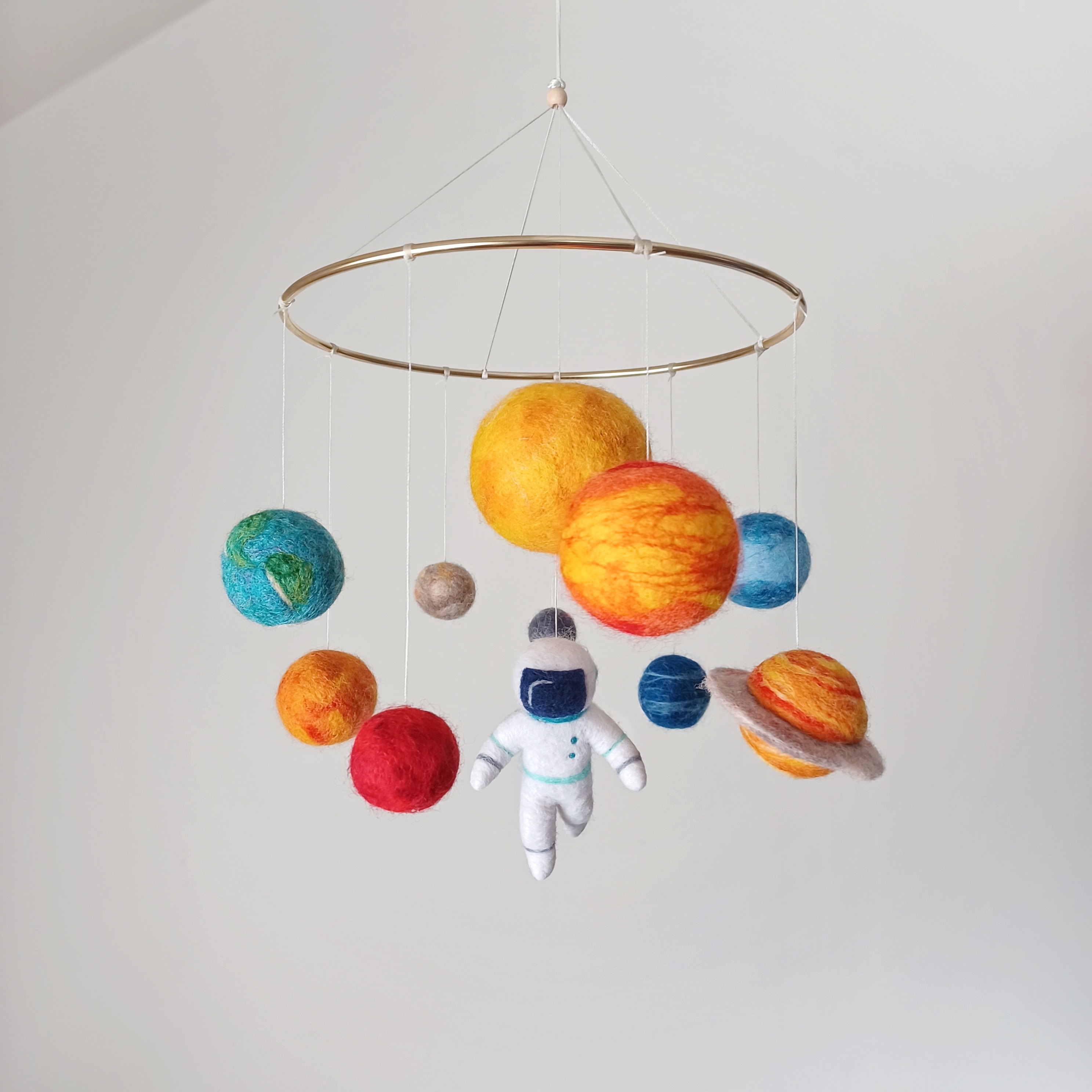 Solar System Mobile Crib Space Mobile for Nursery Planet Mobile Space ...