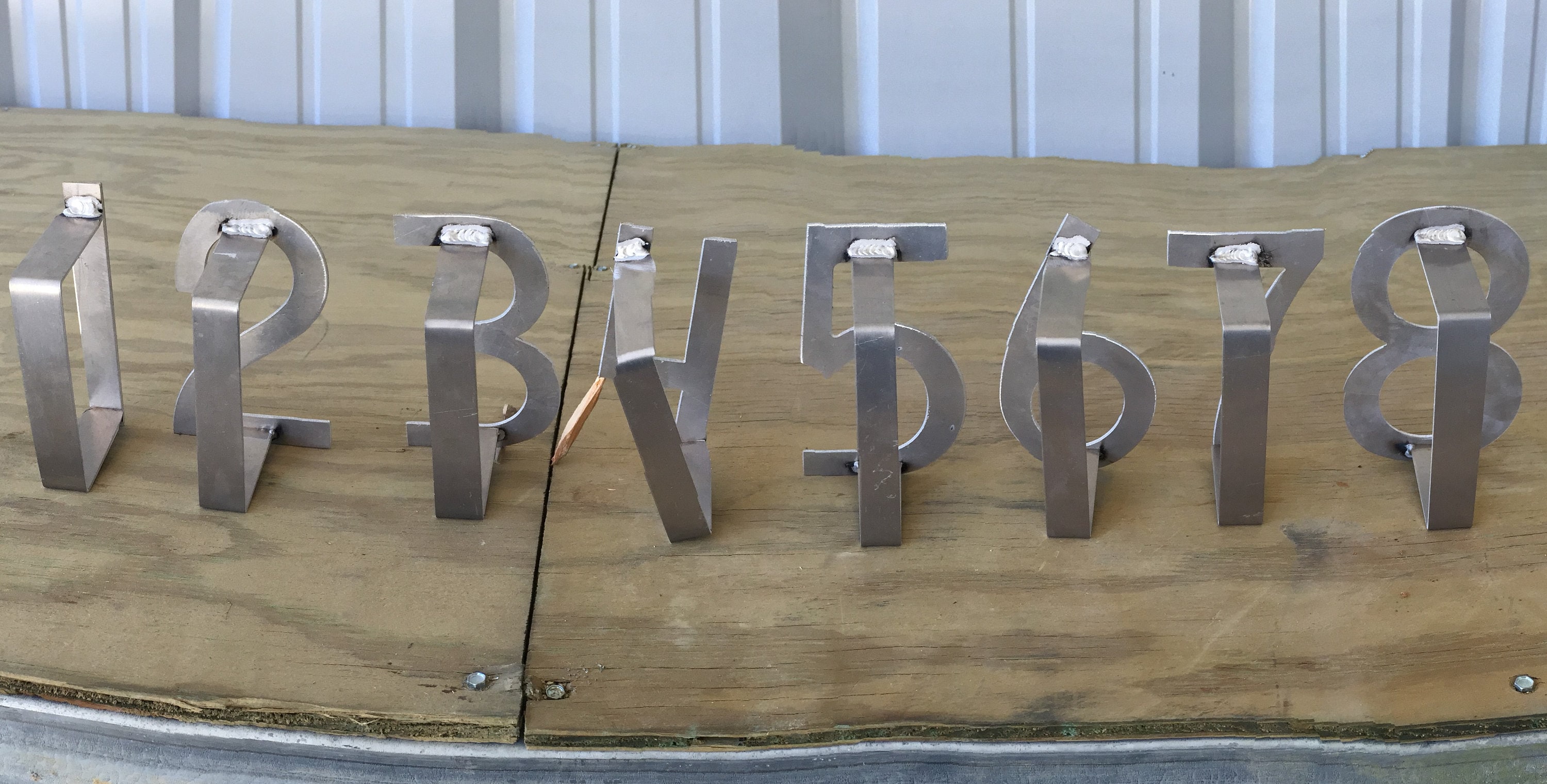 Aluminum Dog Number Stencils Etsy