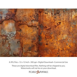 Puede incluir: Primer plano de una superficie met&aacute;lica oxidada con pintura descascarada. La superficie es una mezcla de colores naranja, marr&oacute;n y gris. La textura es rugosa y desigual.