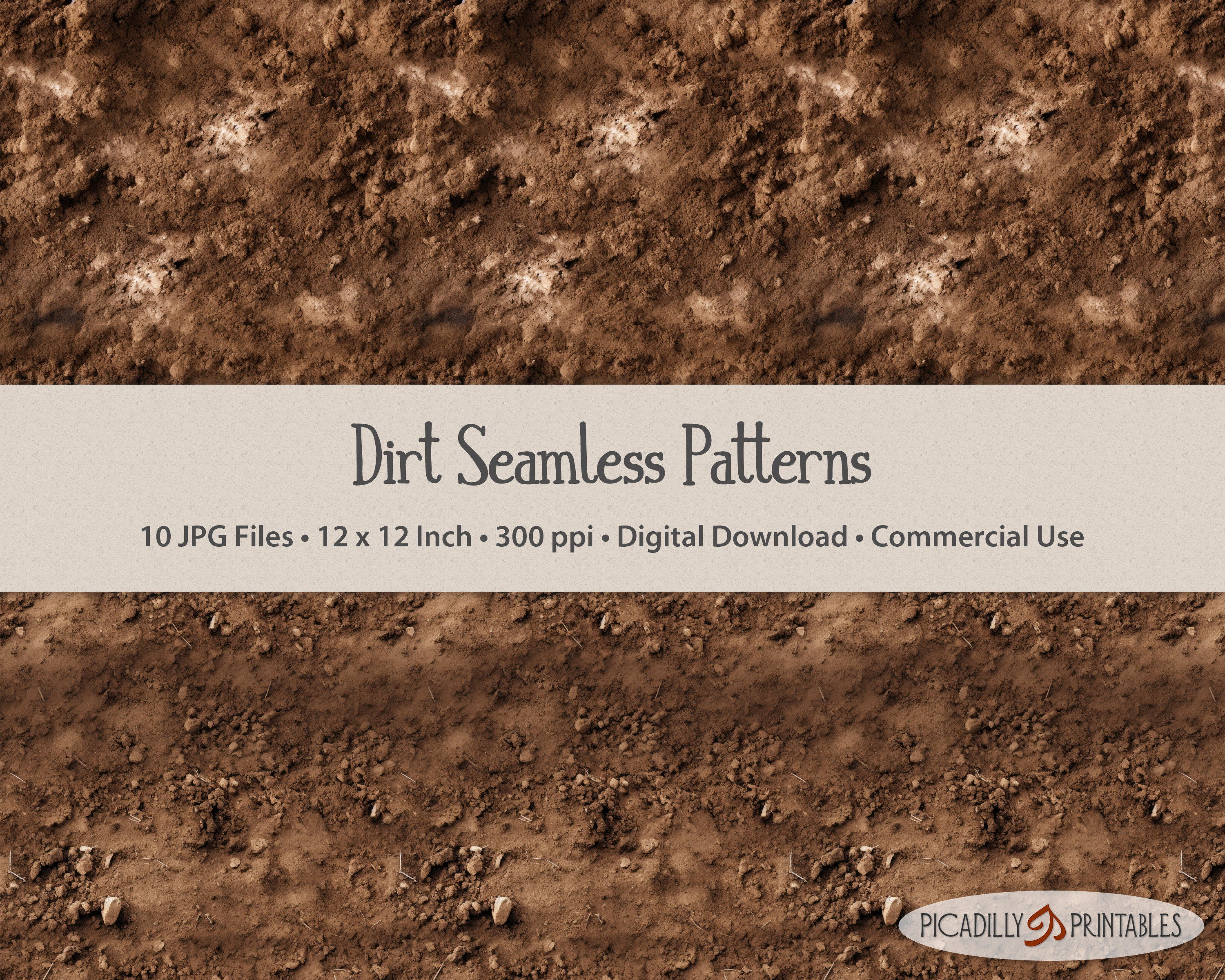 Dirt Seamless Patterns for Wallpapers, Textiles, Wrapping Paper - 10 ...