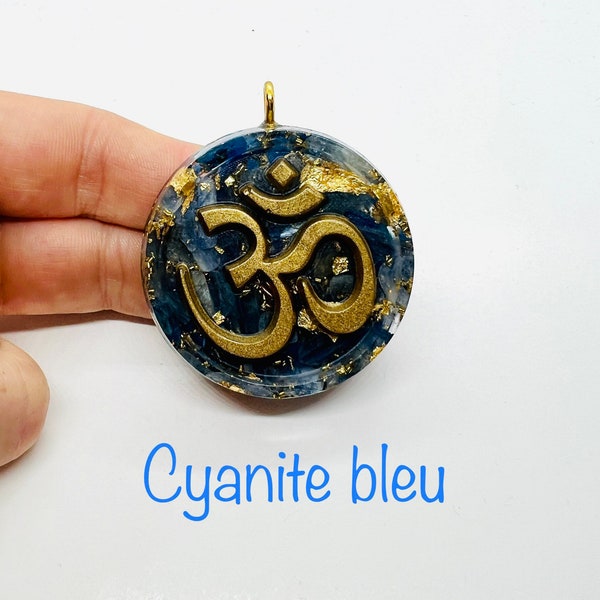cyanite blue (full copper)-symbol om- Contact with spirit guides