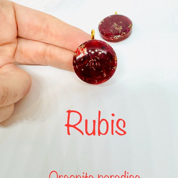 Rubis symbole effet lustré  - active une énergie de Feu à l’intérieur de toi