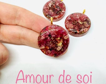 Amour de soi - quartz rose, rhodonite, rhodochrosite, tourmaline rose  - répare les blessures emotionel et attraction de l’amour -