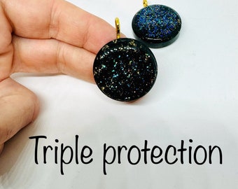 triple protection. Removes several layers of negativity and protects the aura